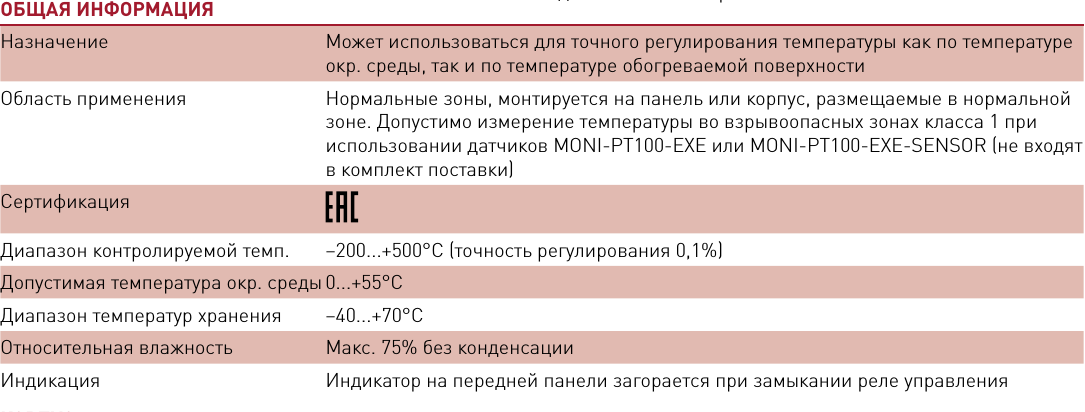 Электронный термостат с дисплеем TCON-CSD/20